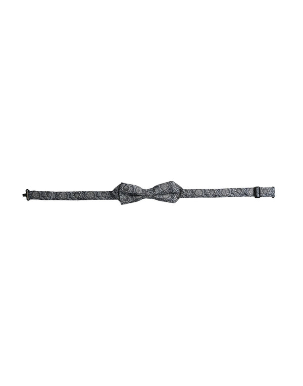 Dolce & Gabbana 100% Silk bow tie in gray