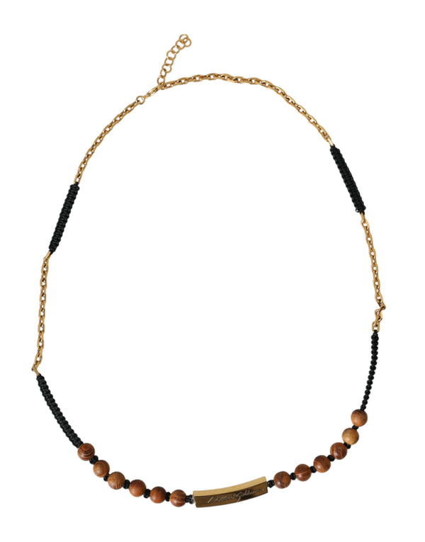 Dolce & Gabbana Wood necklace in gold