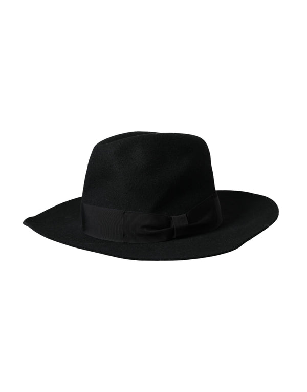 Dolce & Gabbana HAT9635 90% Rabbit fedora in black