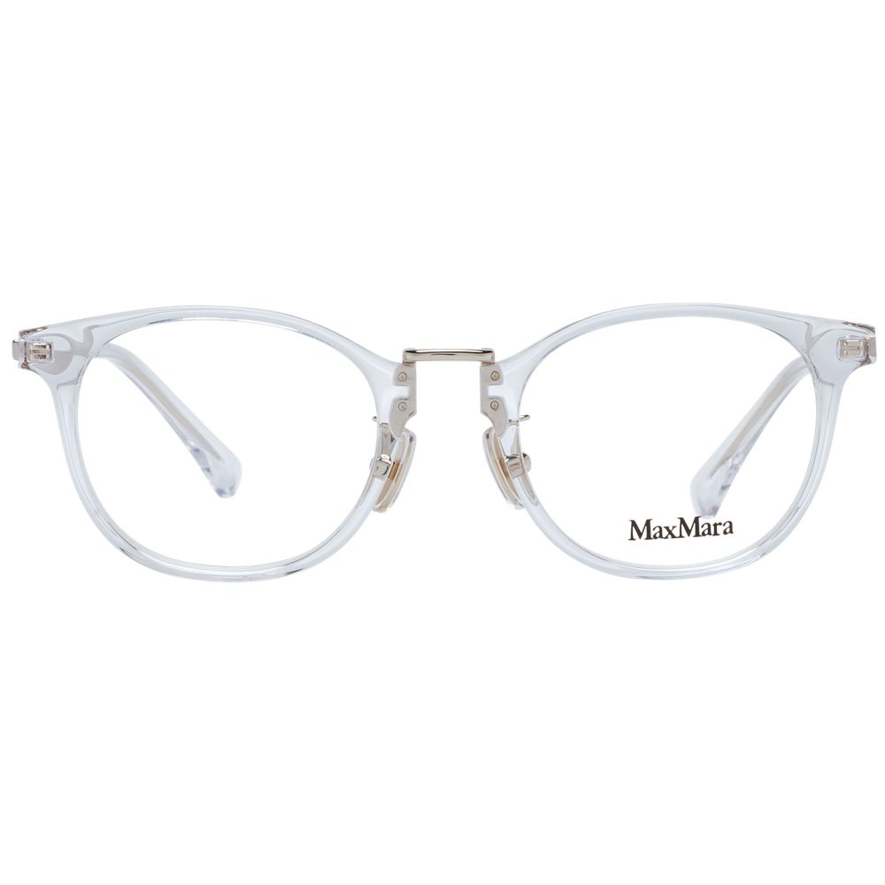 White Plastic Glasses (frames) Accessory