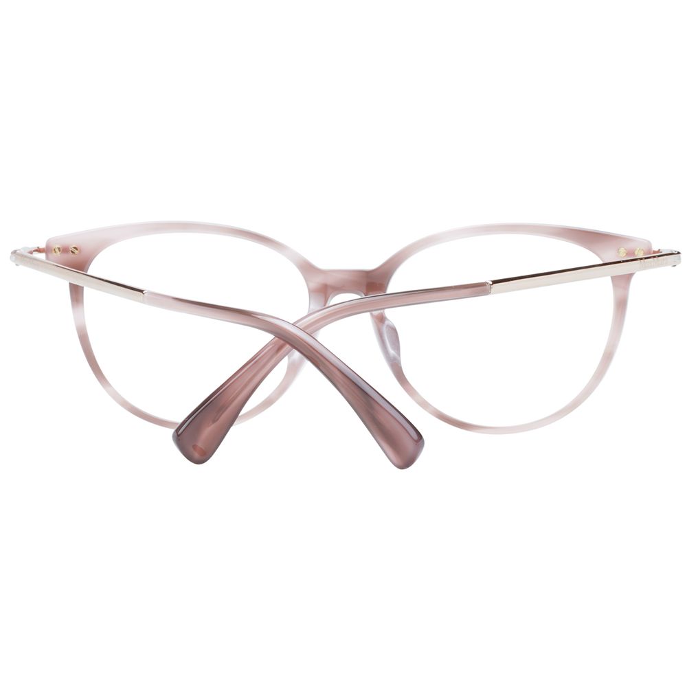 Max Mara MA-1053749 Plastic frame eyeglasses in pink — view 3