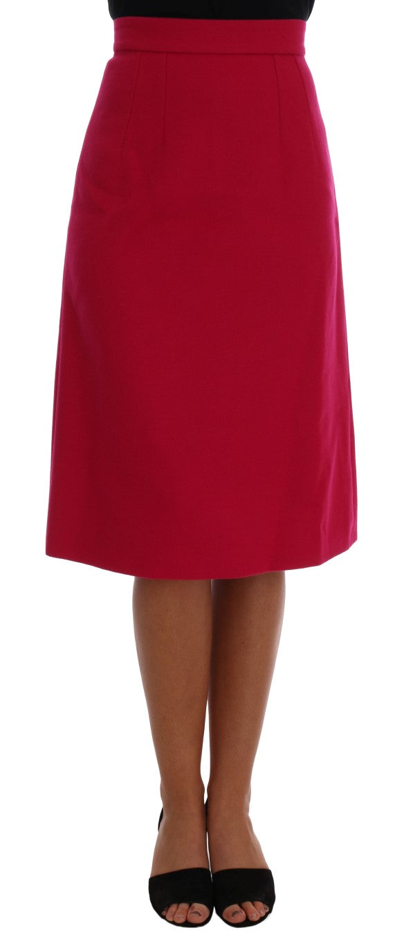 Dolce & Gabbana 90% Wool skirt in pink
