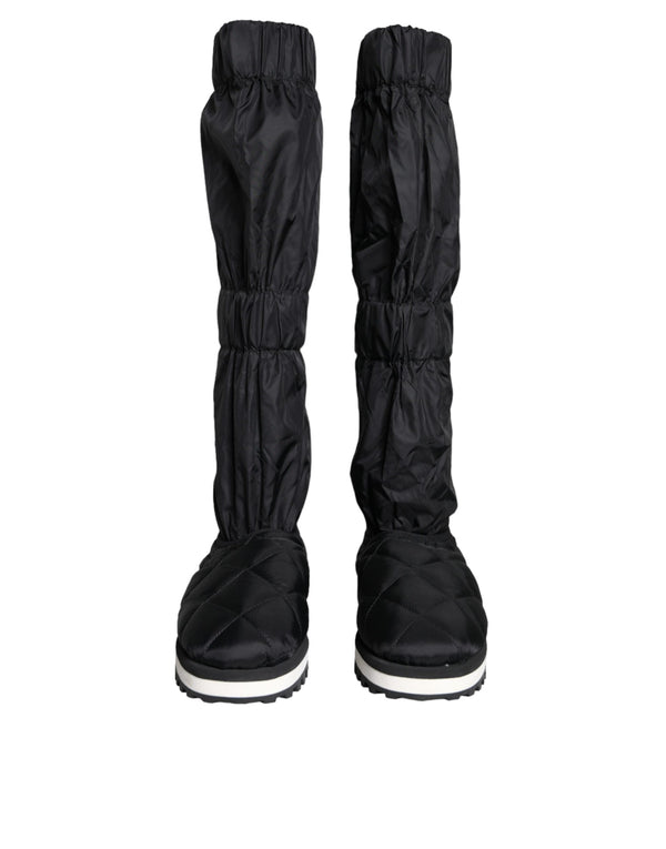 Dolce & Gabbana Fabric boot in black