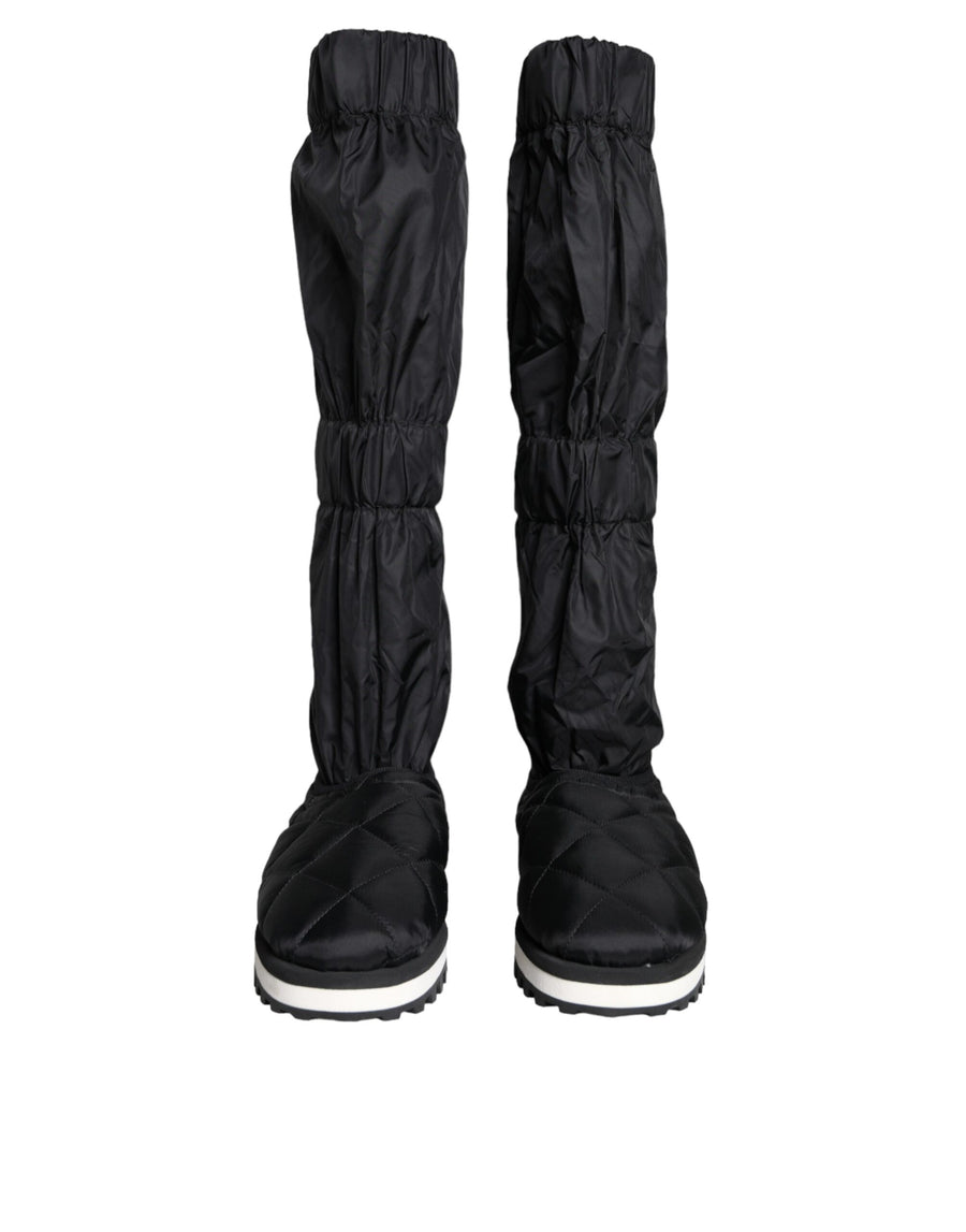Dolce & Gabbana Fabric boot in black