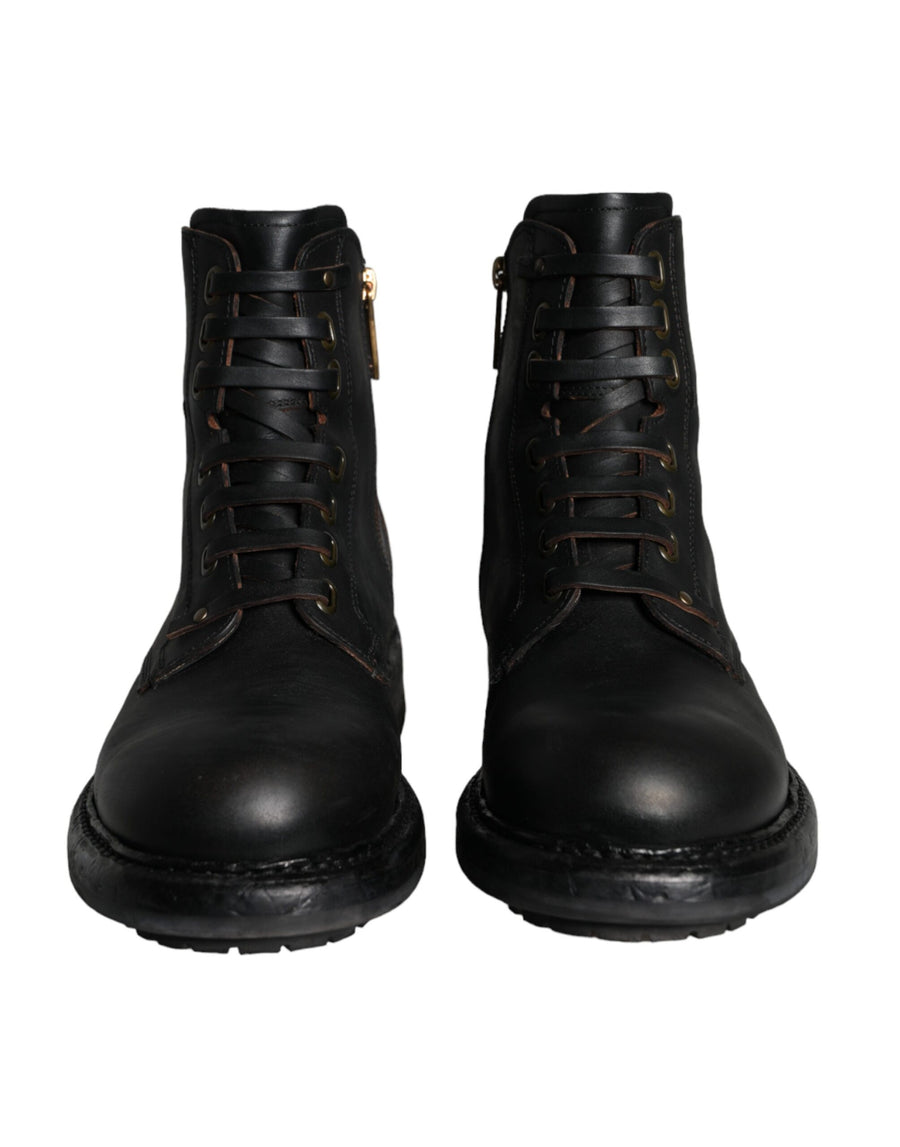 Dolce & Gabbana 100% Calf Leather boot in black