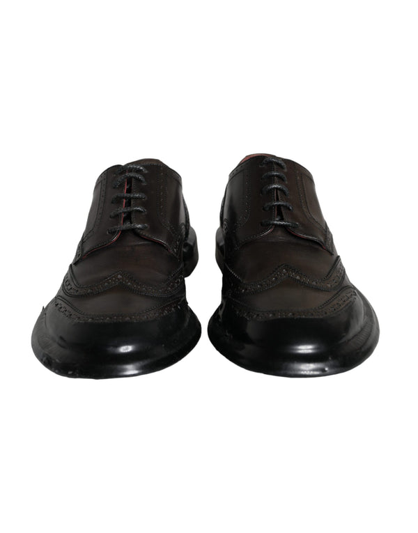 Dolce & Gabbana 100% Calfskin Leather flat in black