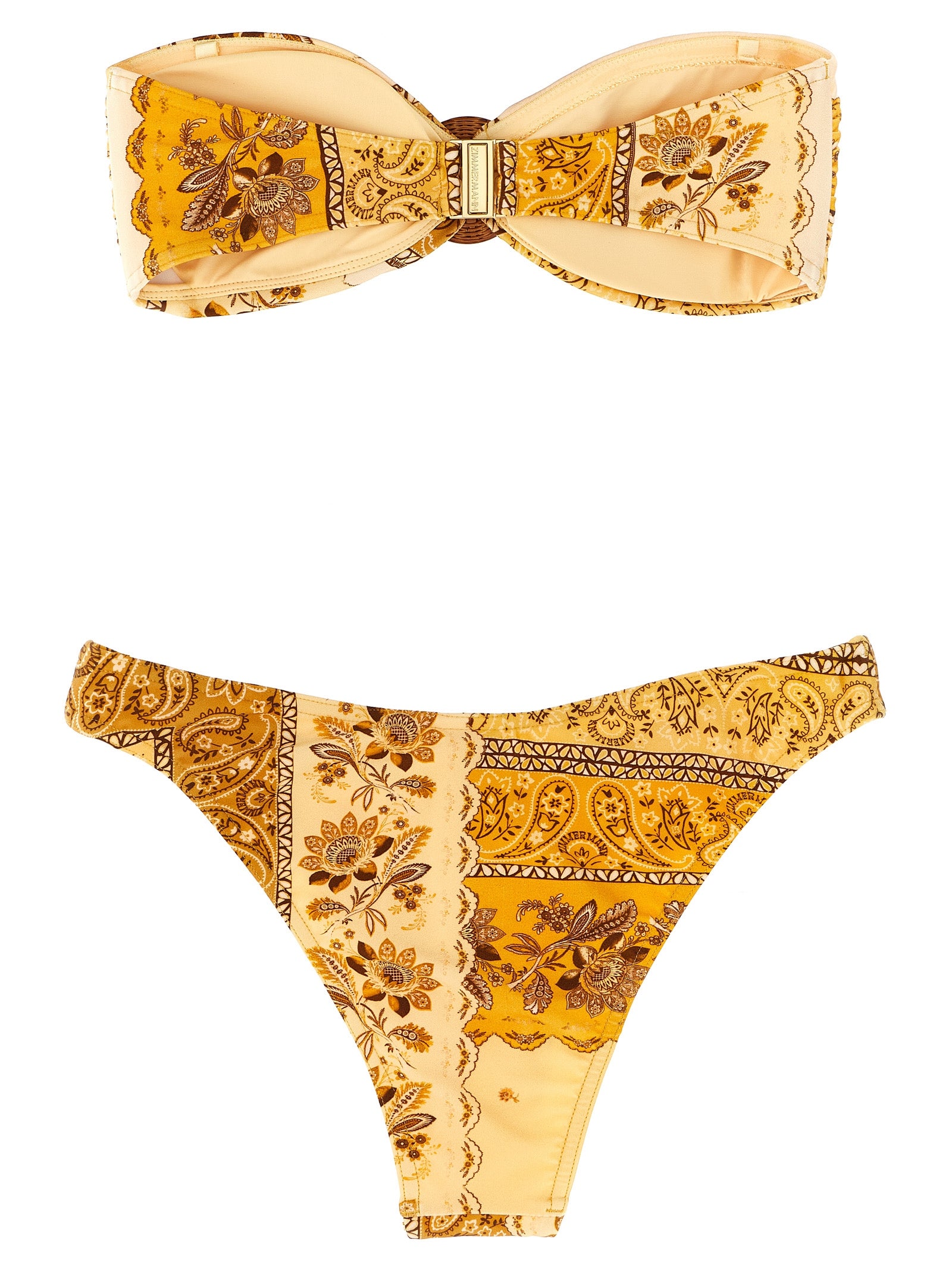 Lucky Ring bikini Yellow Polyamide Beachwear