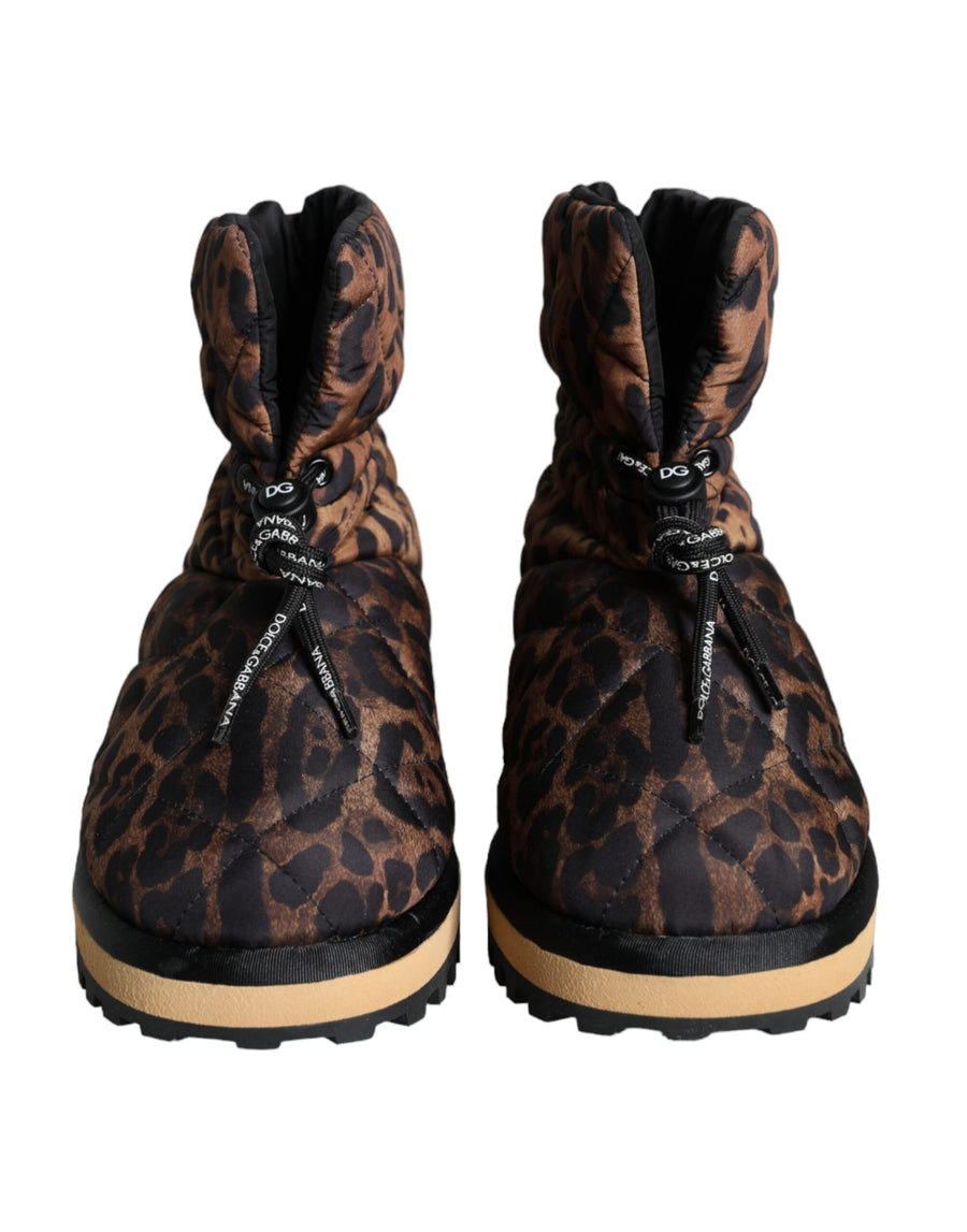Dolce & Gabbana Nylon ankle boot in brown