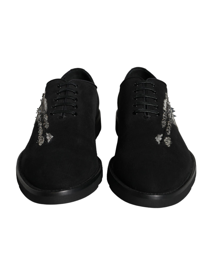 Dolce & Gabbana 100% Goatskin Leather oxford in black