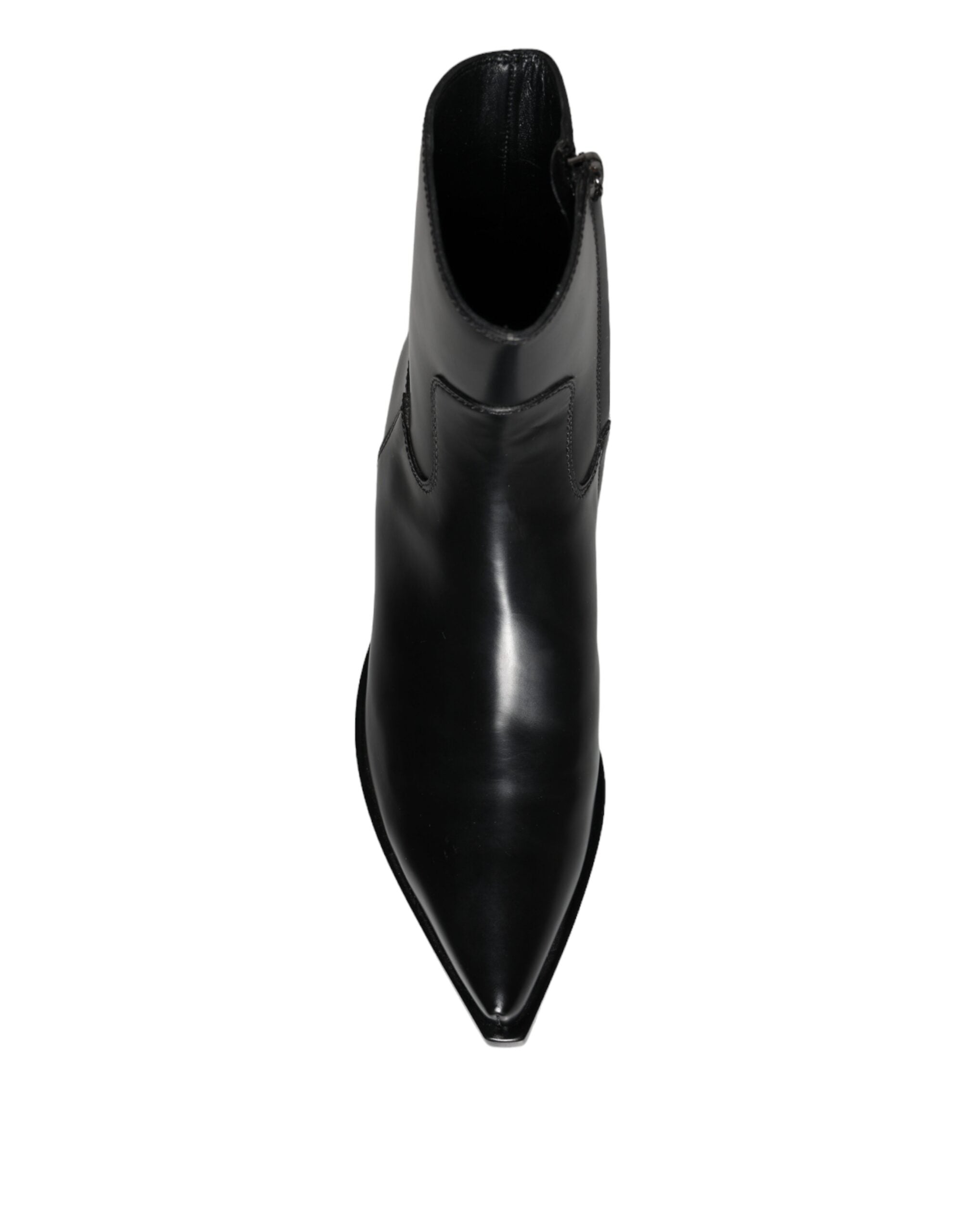 Dolce & Gabbana 100% Calf Leather ankle boot in black — view 8