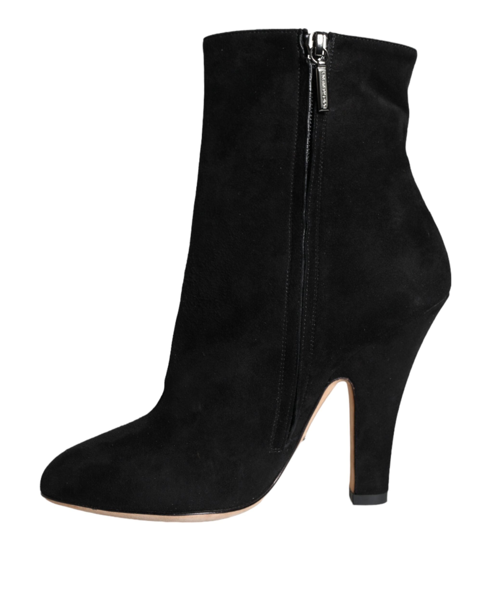 Dolce & Gabbana Suede Leather boot in black — view 5