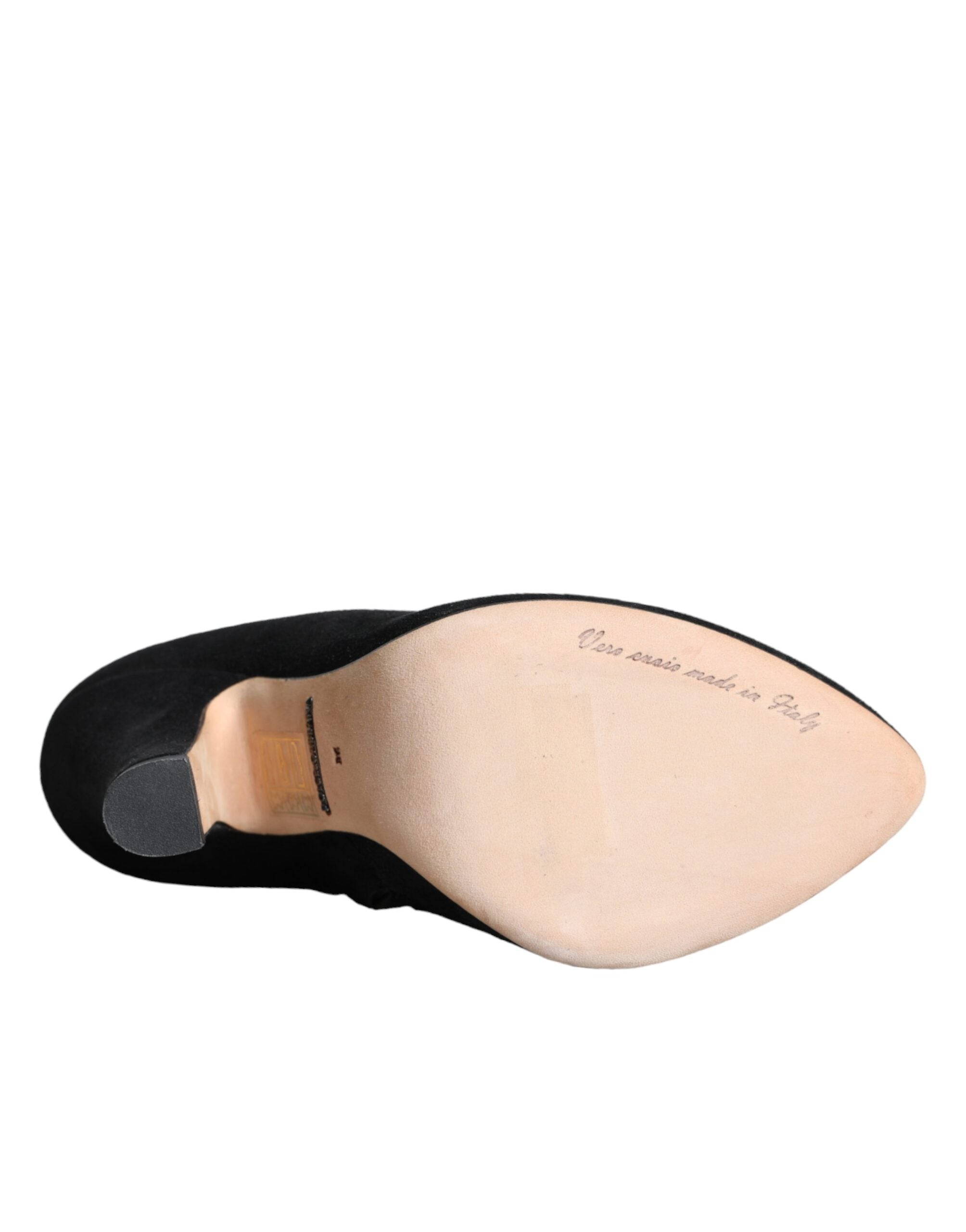 Dolce & Gabbana Suede Leather boot in black — view 6