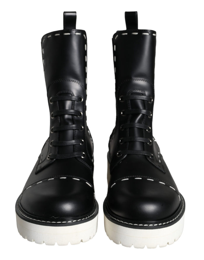 Dolce & Gabbana 100% Leather boot in black