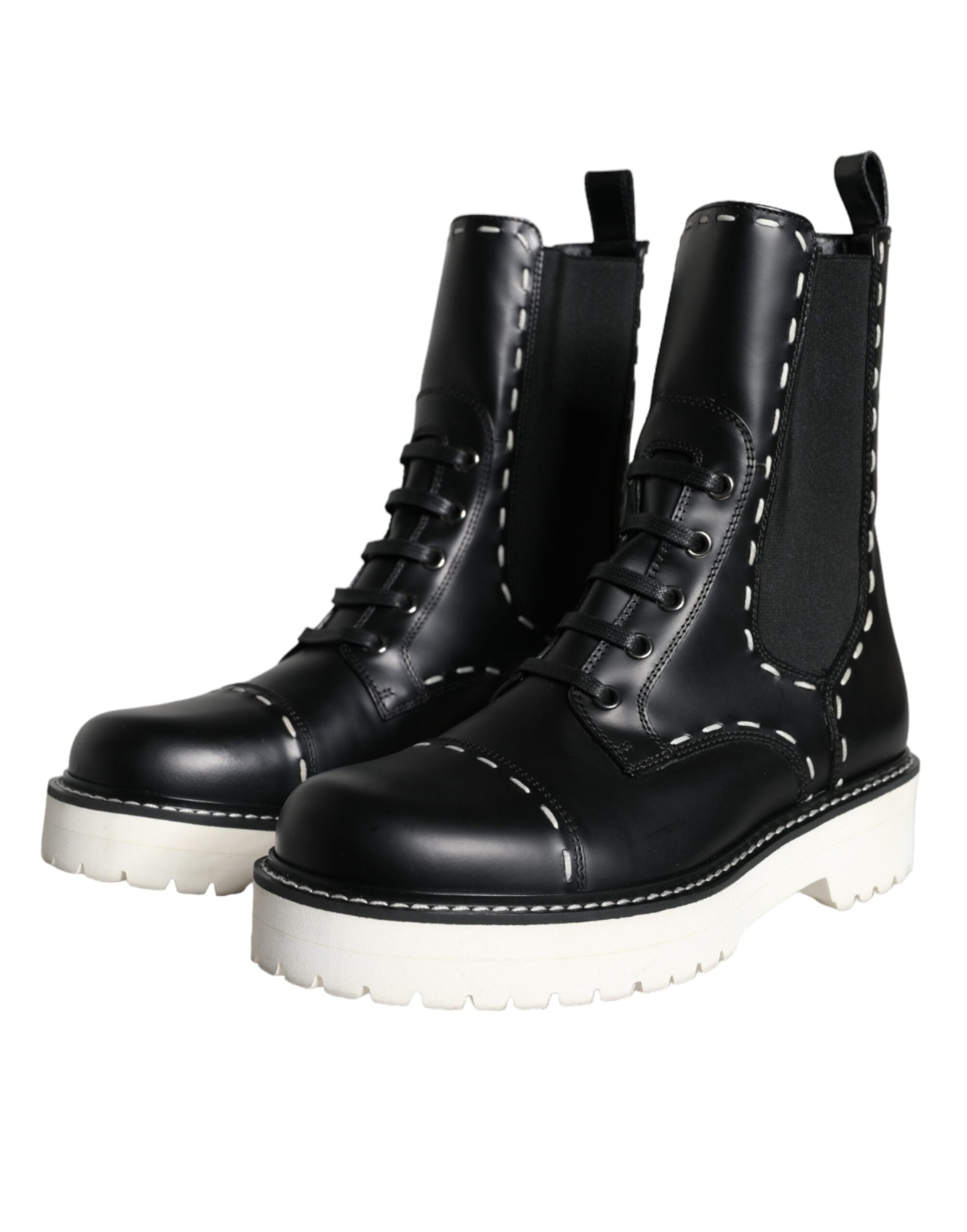 Dolce & Gabbana 100% Leather boot in black — view 2