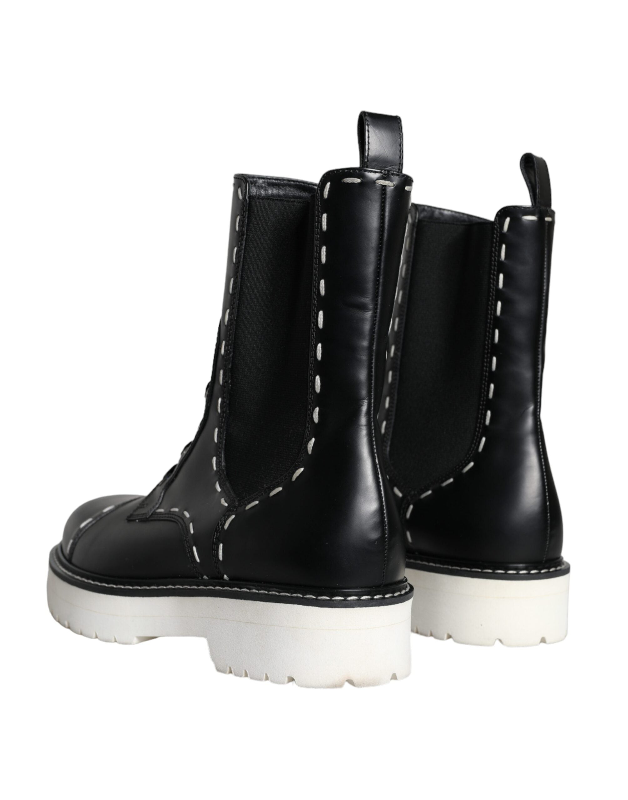 Dolce & Gabbana 100% Leather boot in black — view 3