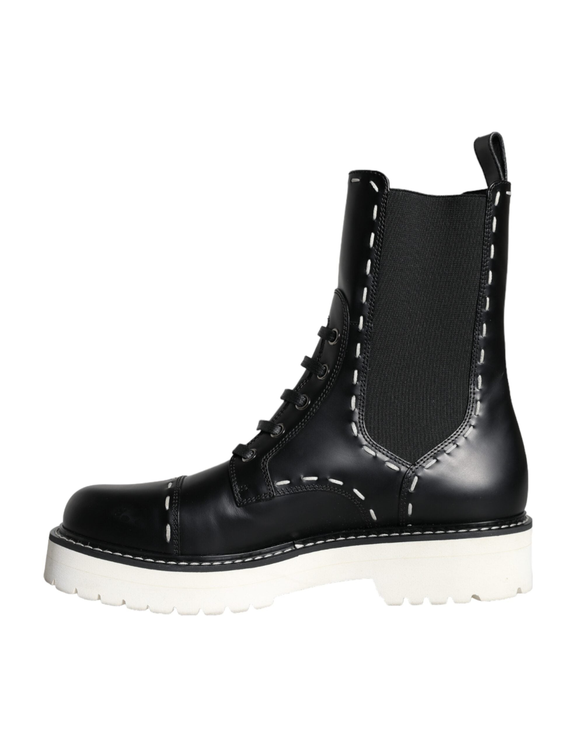Dolce & Gabbana 100% Leather boot in black — view 5
