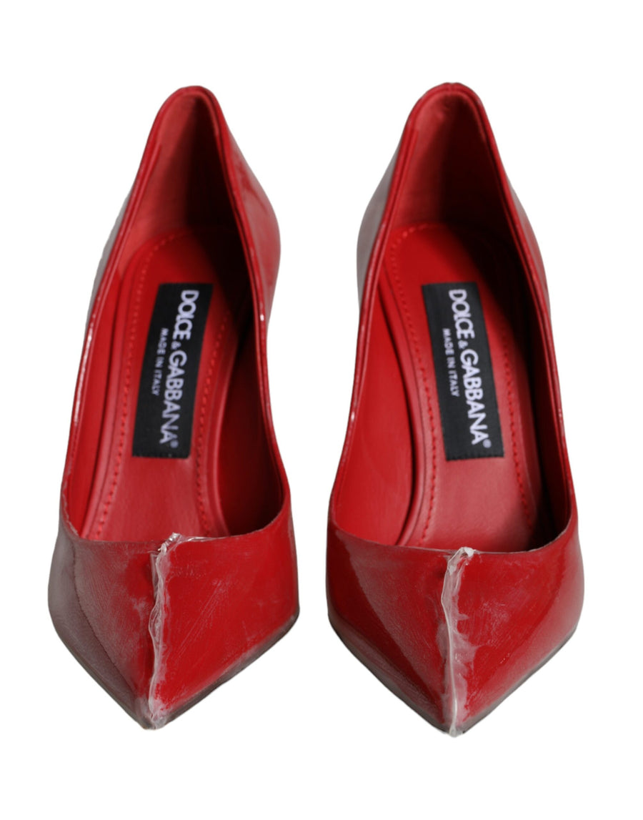 Dolce & Gabbana Leather pump in red