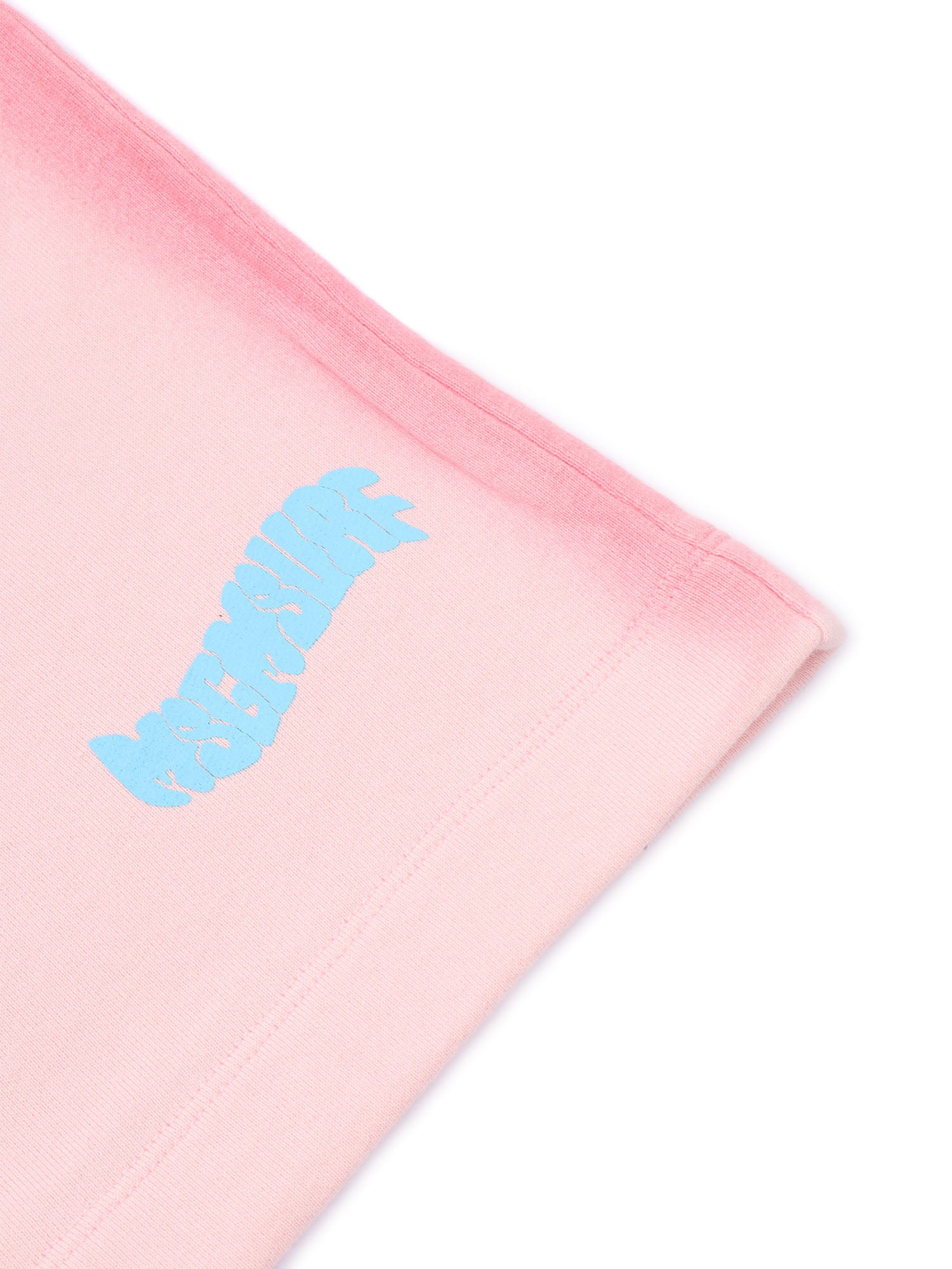 FLEECE AIRBRUSHED BERMUDA UNISEX Pink Cotton Short