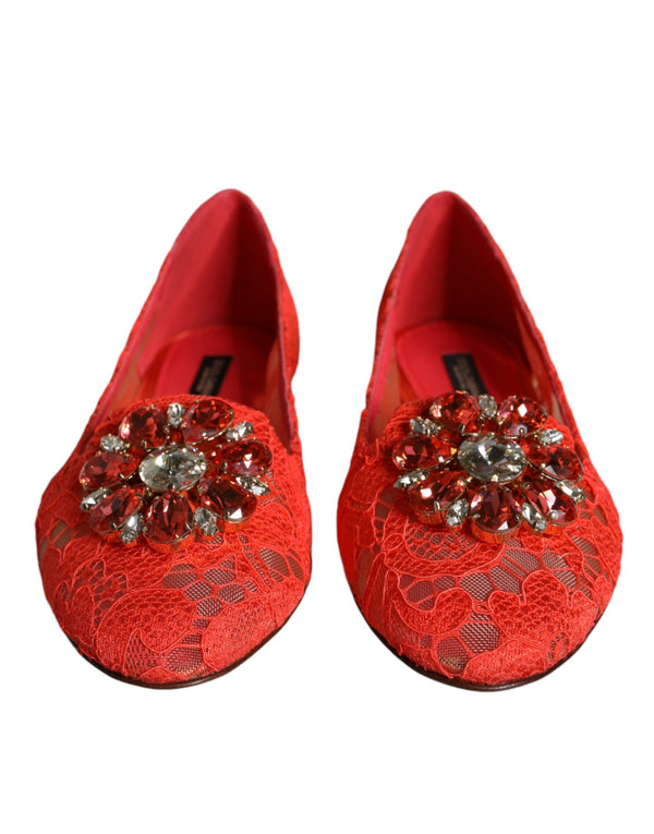 Dolce & Gabbana 56% Viscose flat in red