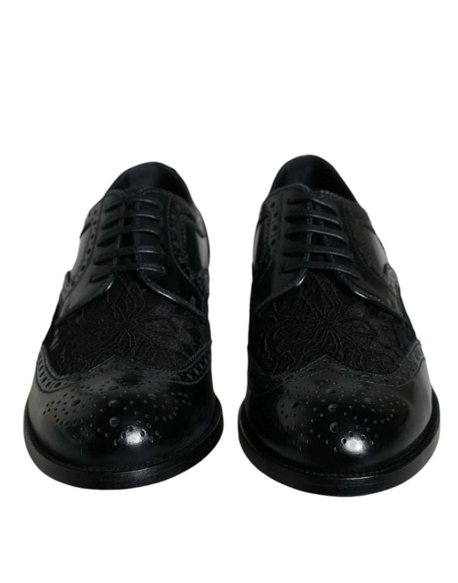Dolce & Gabbana 41% Calf Leather dress shoe in black