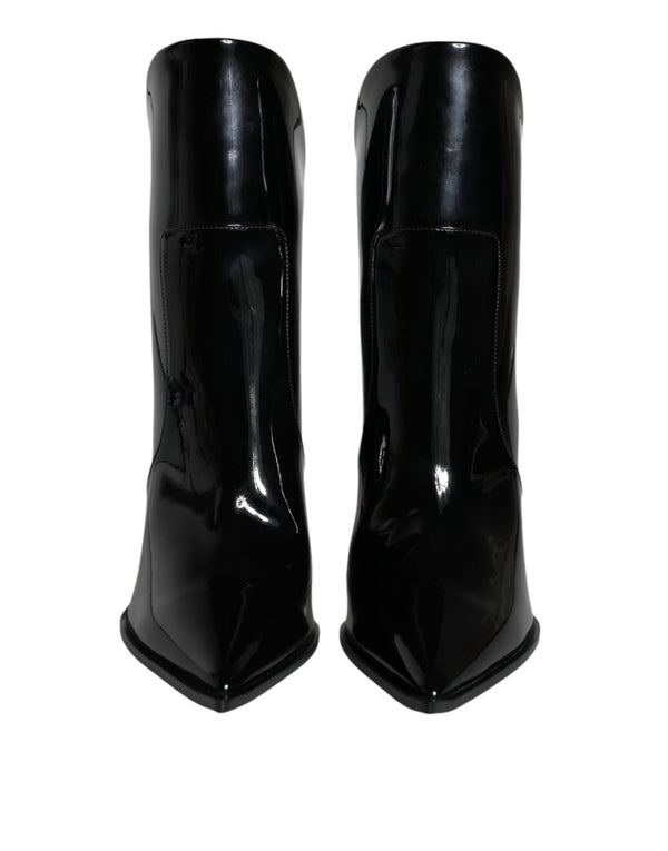 Dolce & Gabbana 70% Calf Leather ankle boot in black