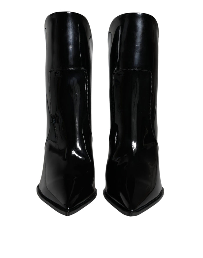 Dolce & Gabbana 70% Calf Leather ankle boot in black
