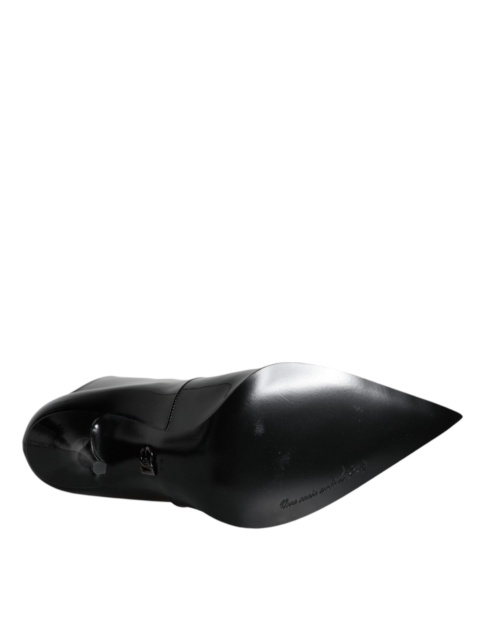 Dolce & Gabbana 70% Calf Leather ankle boot in black — view 6