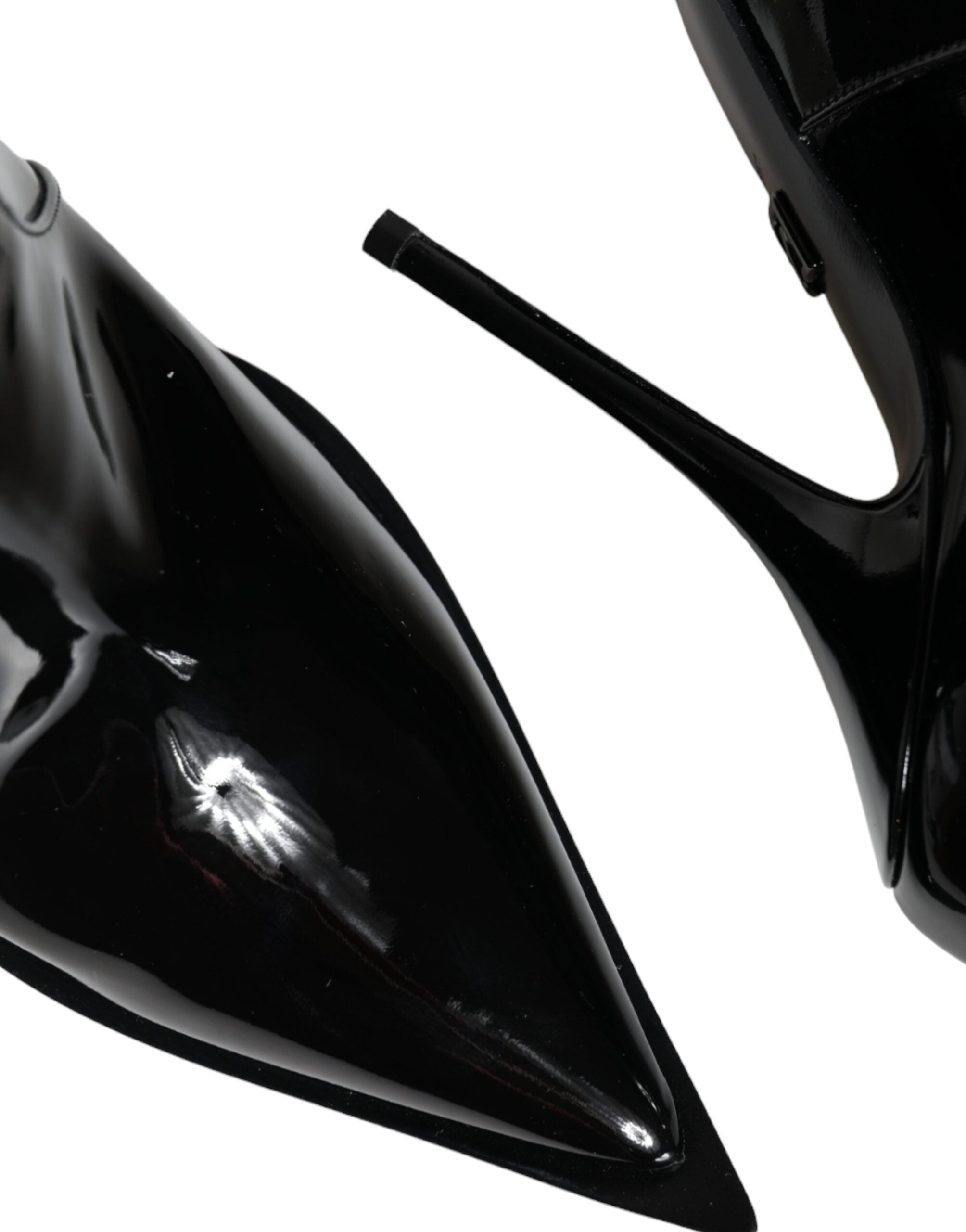 Dolce & Gabbana 70% Calf Leather ankle boot in black — view 8
