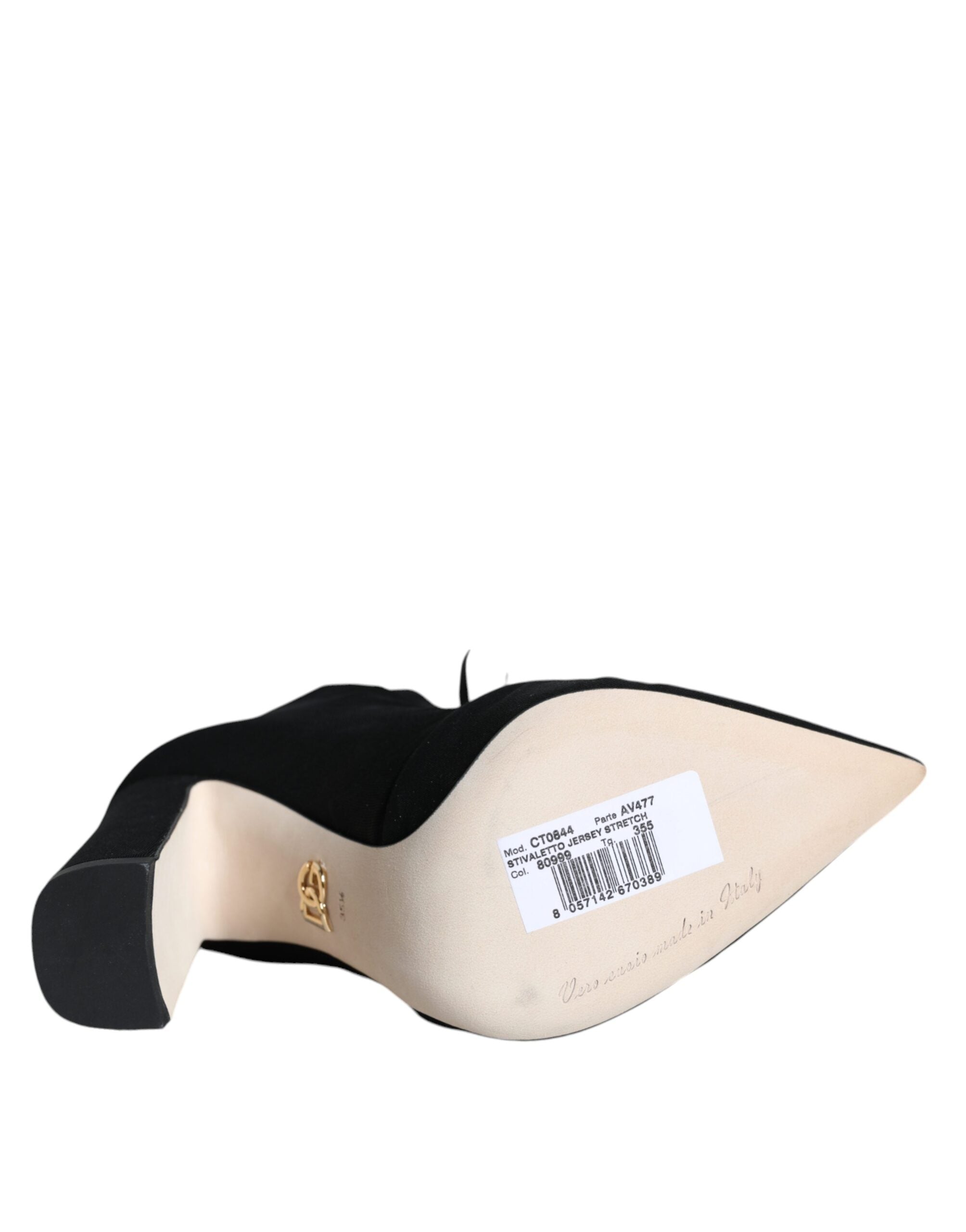 Dolce & Gabbana Suede ankle boot in black — view 6