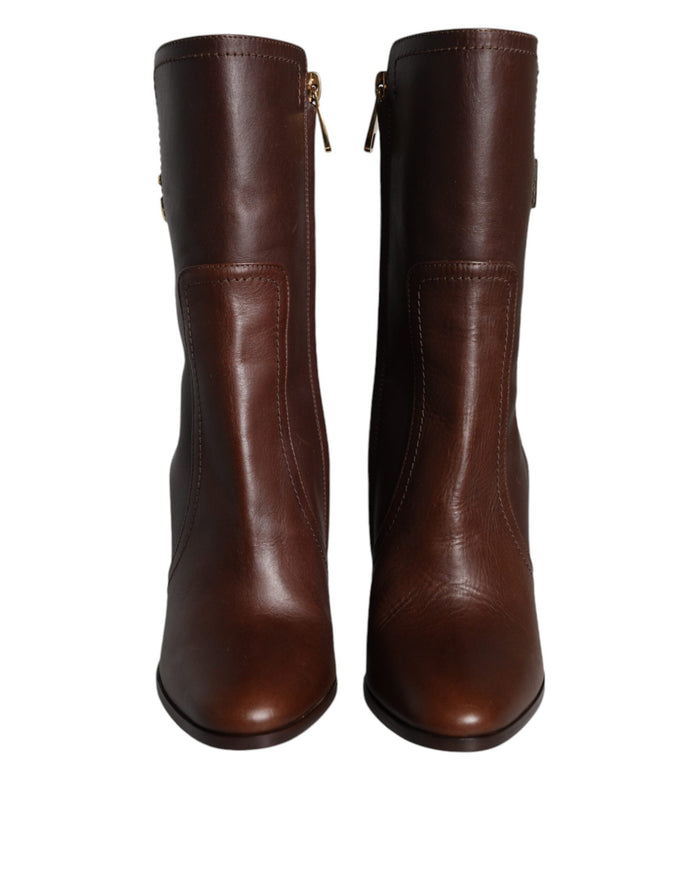 Dolce & Gabbana 100% Calf Leather boot in brown