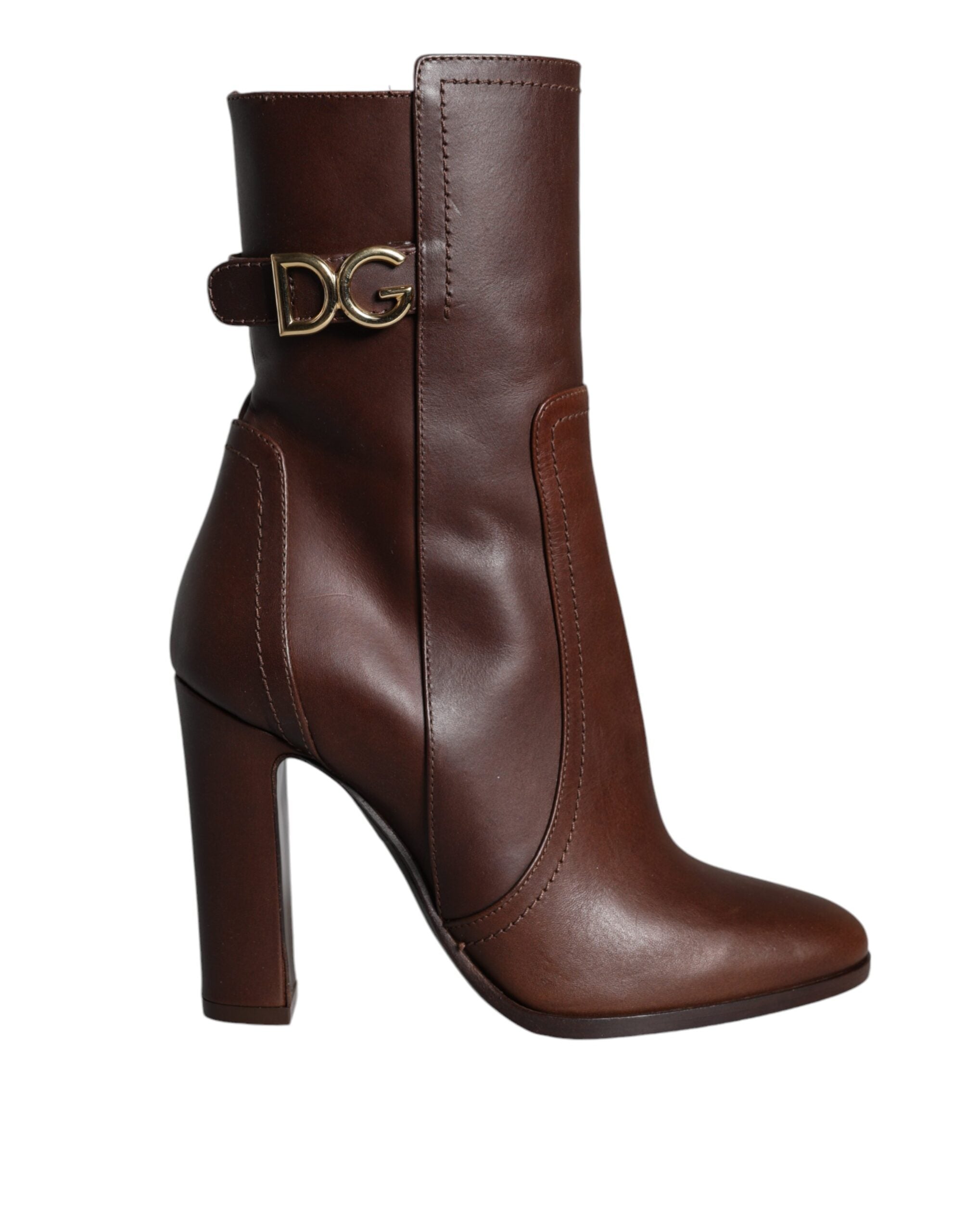 Dolce & Gabbana 100% Calf Leather boot in brown — view 6