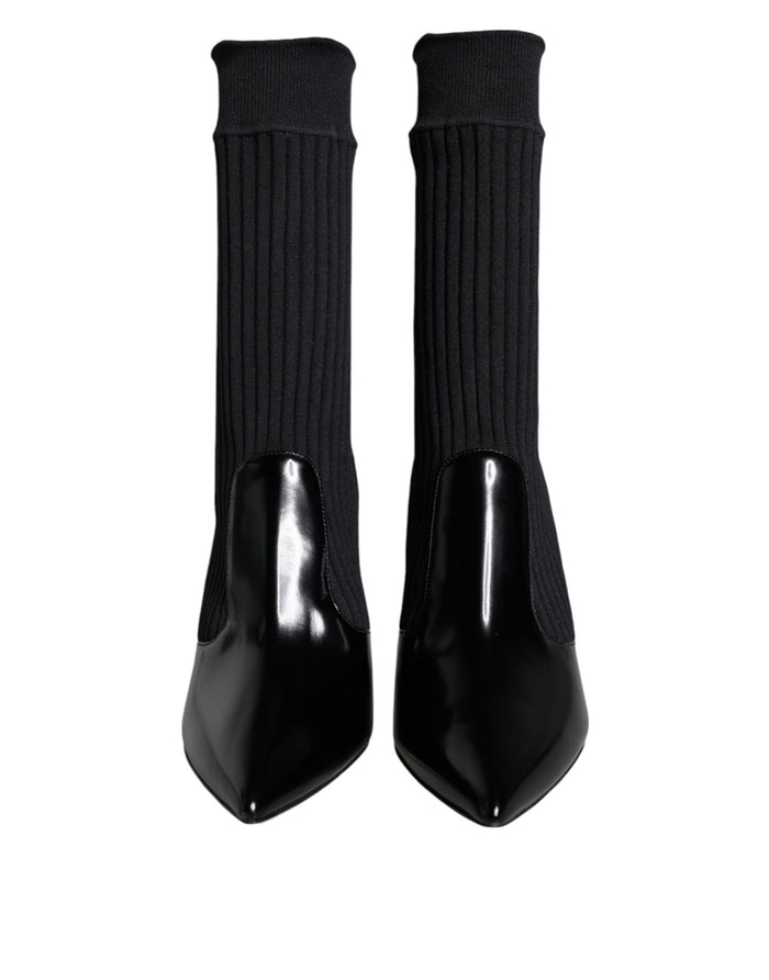 Dolce & Gabbana 75% Nylon boot in black