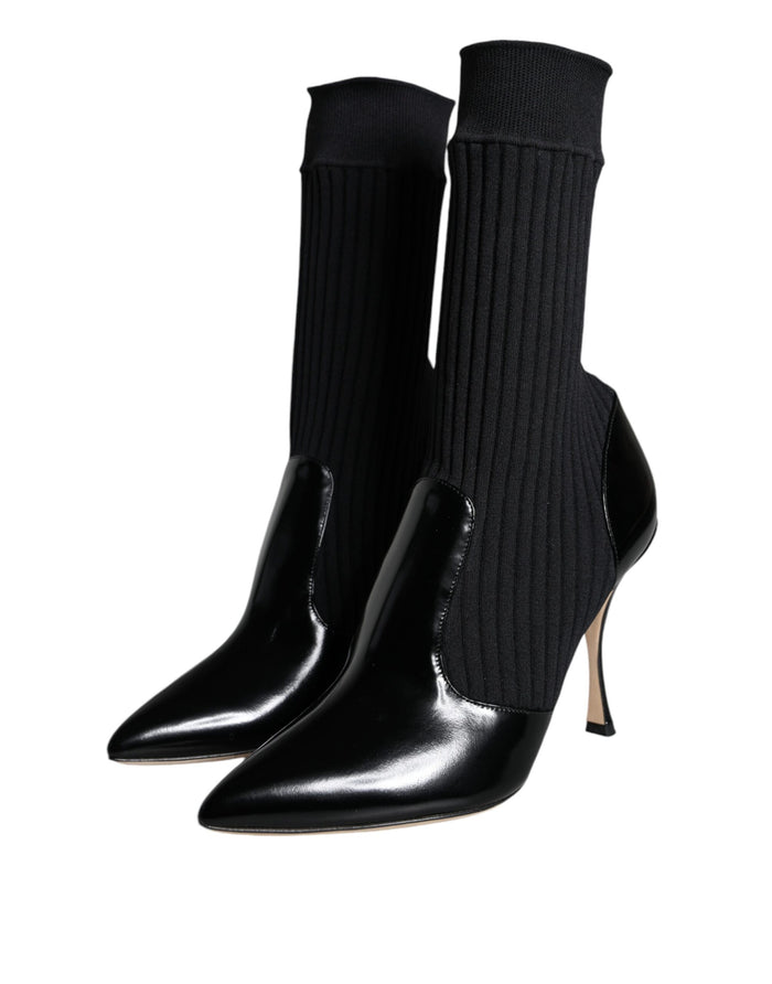 Dolce & Gabbana 75% Nylon boot in black — view 2