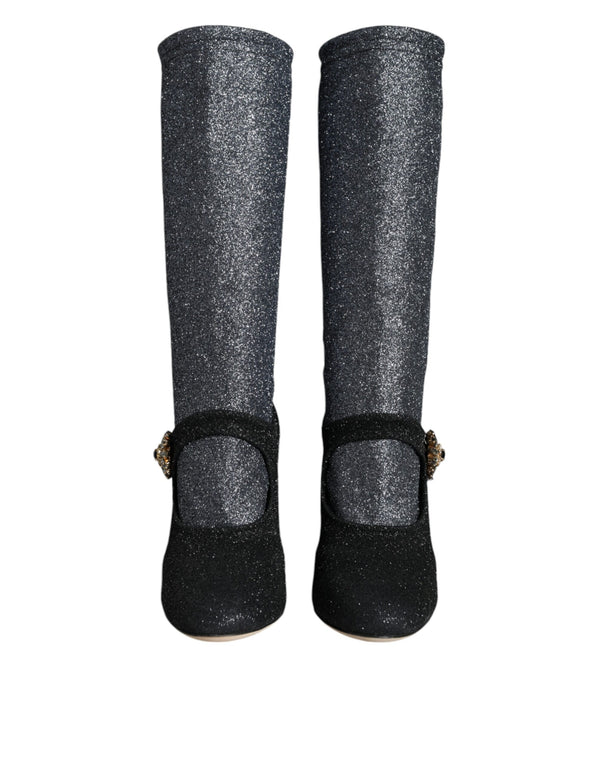 Dolce & Gabbana 80% Nylon boot in black