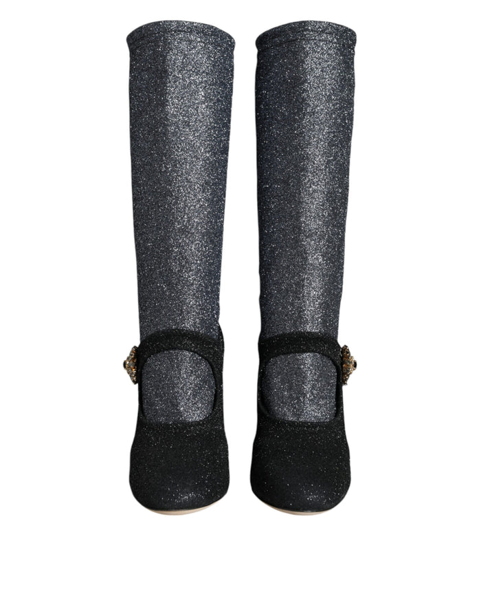 Dolce & Gabbana 80% Nylon boot in black