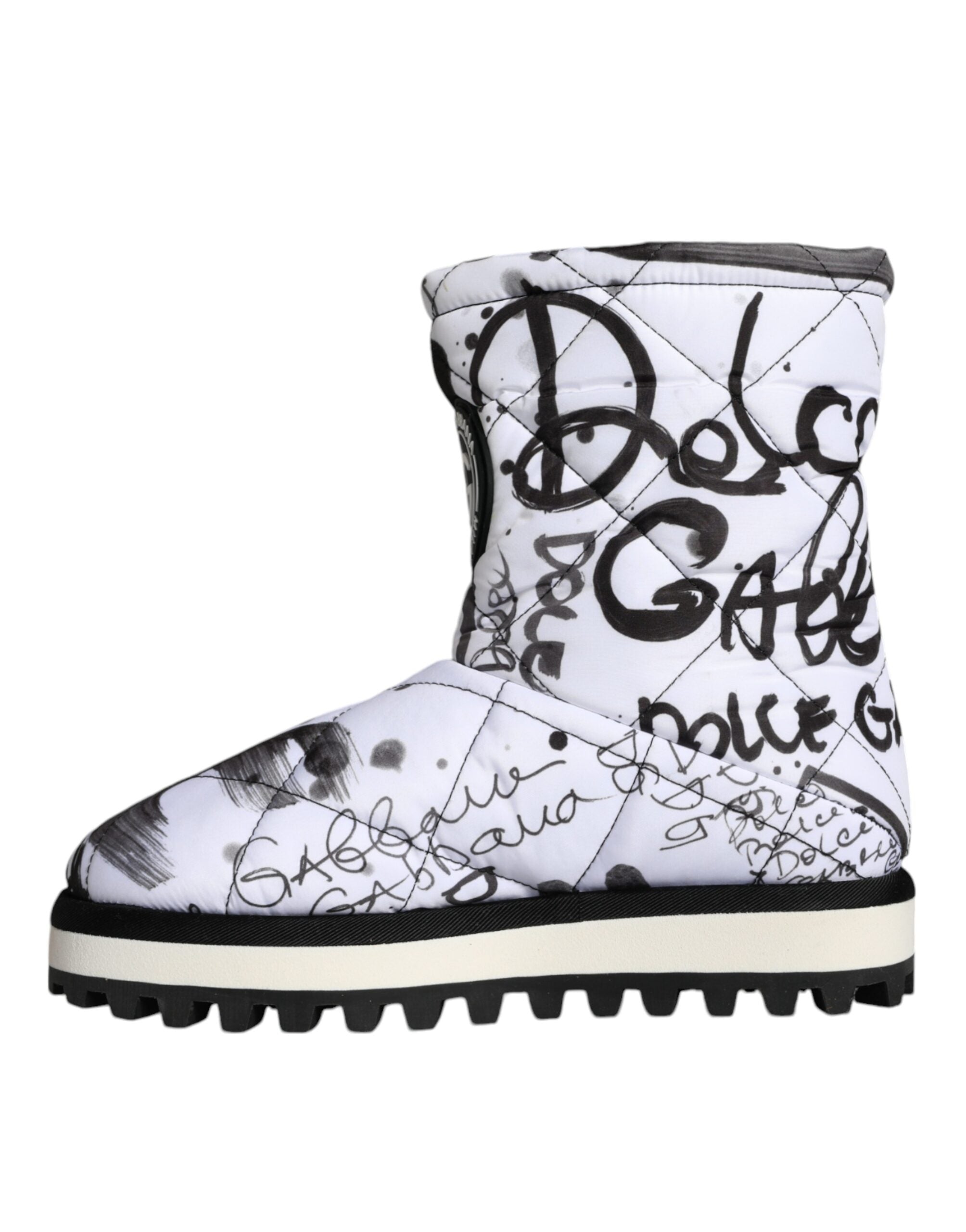 Dolce & Gabbana 100% Polyester boot in white — view 5