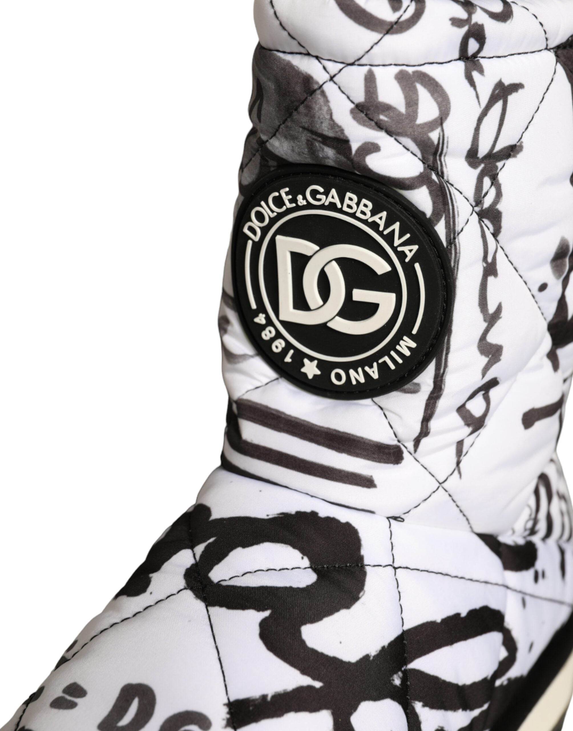 Dolce & Gabbana 100% Polyester boot in white — view 7