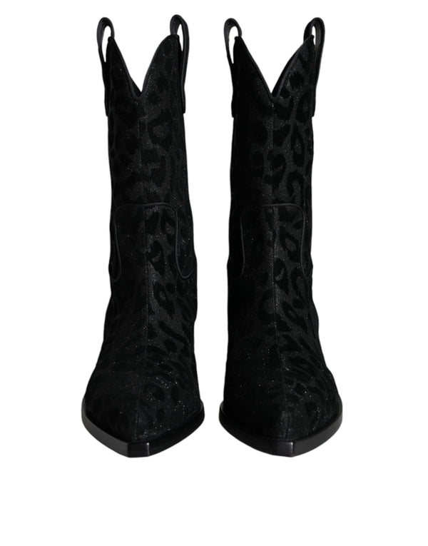 Dolce & Gabbana 39% Polyurethane boot in black