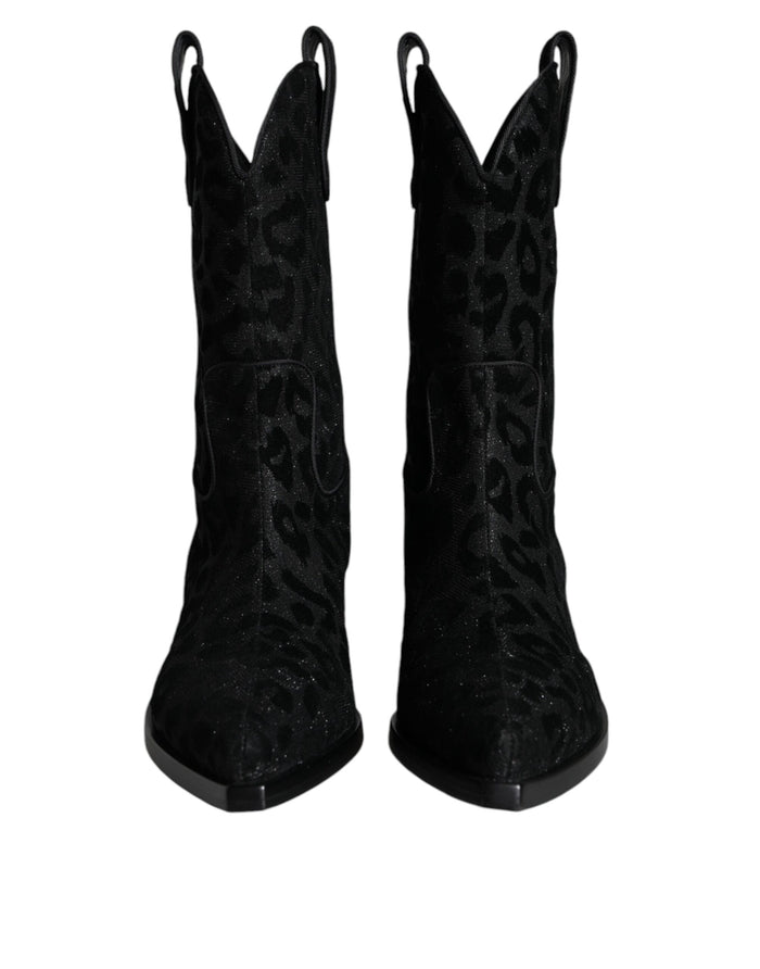 Dolce & Gabbana 39% Polyurethane boot in black