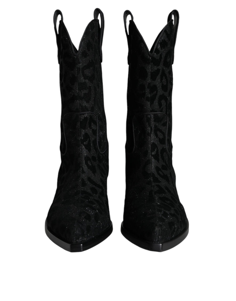Dolce & Gabbana 39% Polyurethane boot in black