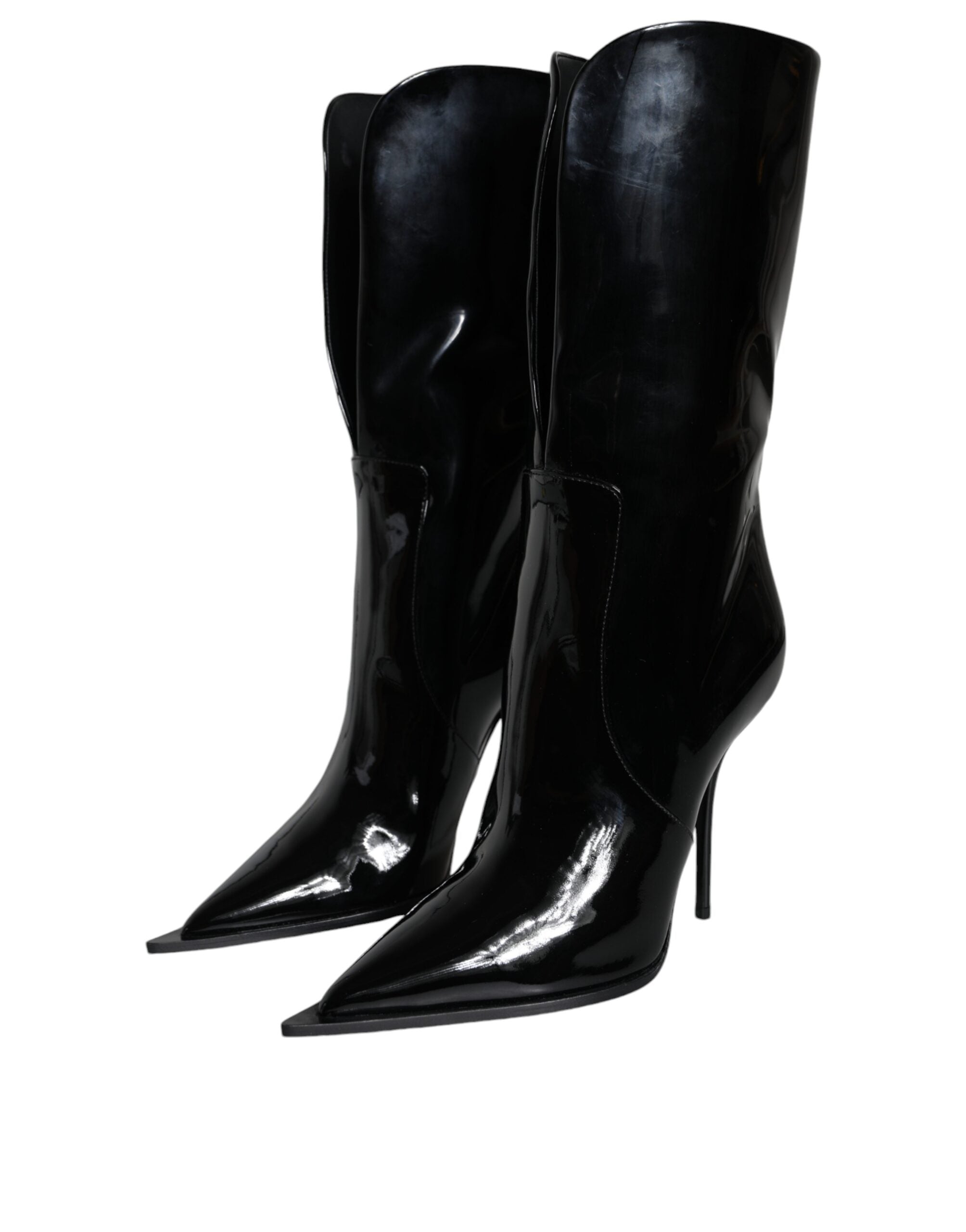 Dolce & Gabbana 40% PU boot in black — view 2