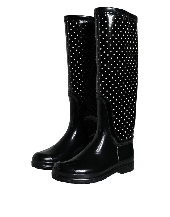 Dolce & Gabbana Rubber boots in black — view 2