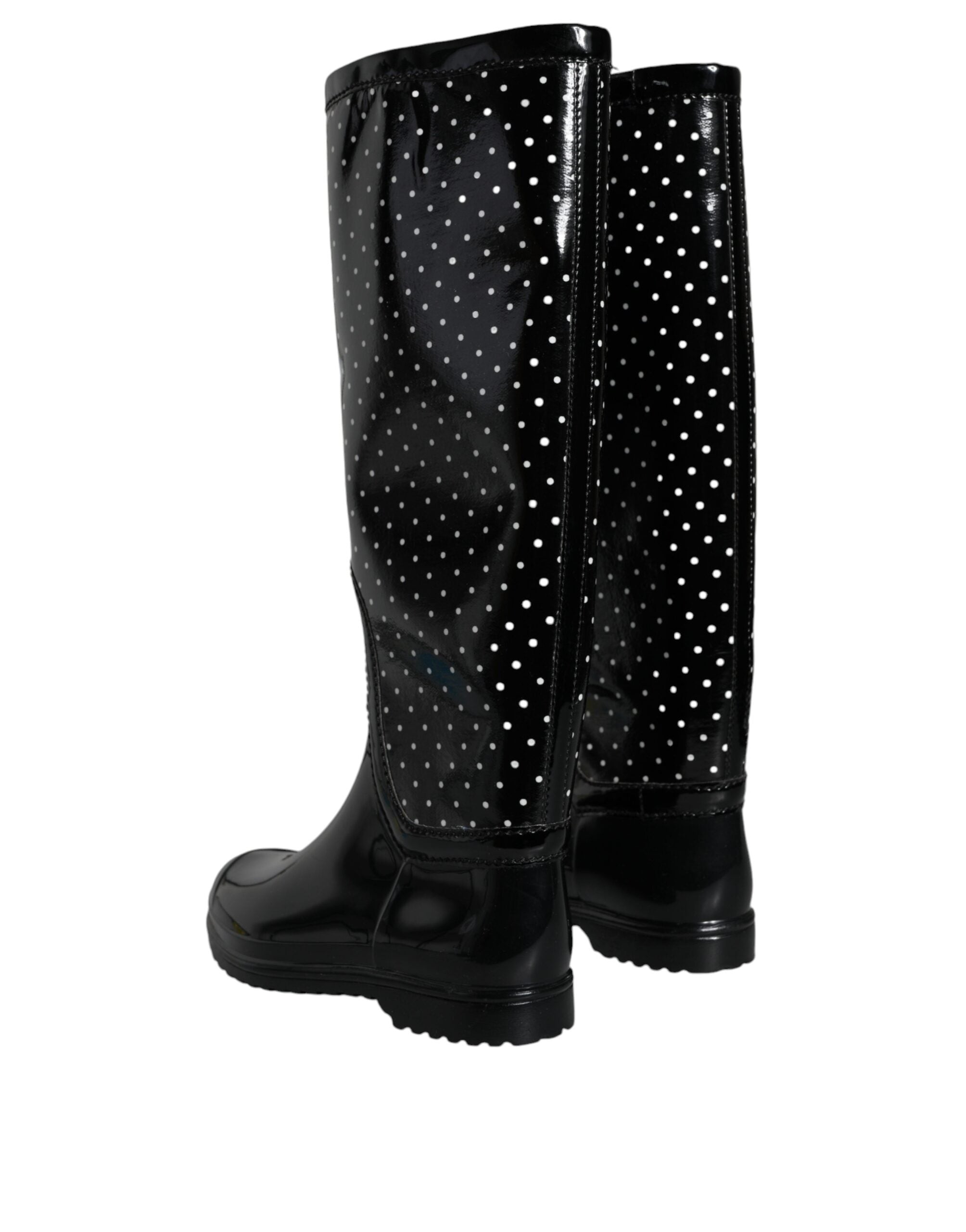 Dolce & Gabbana Rubber boots in black — view 3
