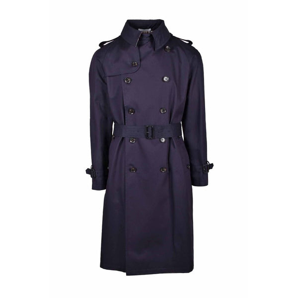 Aquascutum Cotton trench coat in navy