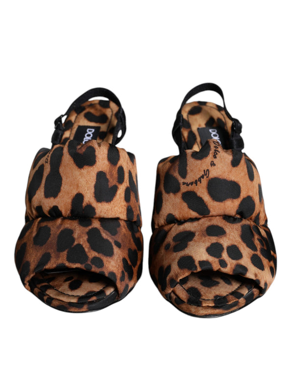 Dolce & Gabbana 90% Nylon sandal in brown