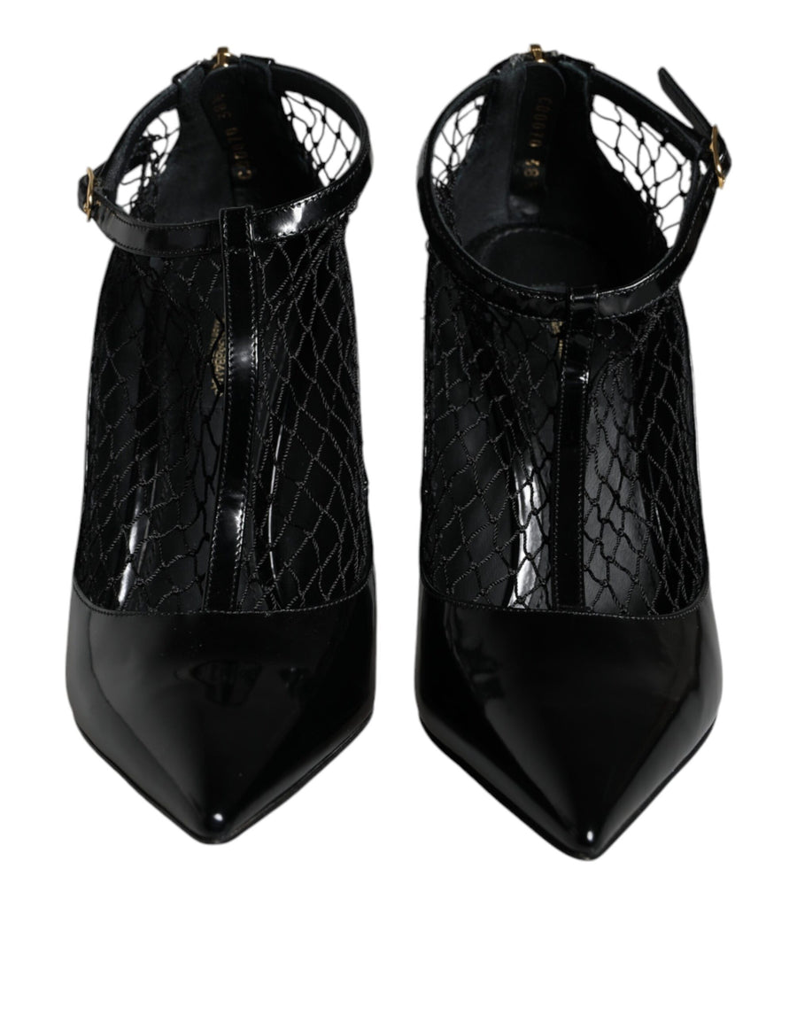 Dolce & Gabbana Leather heel in black