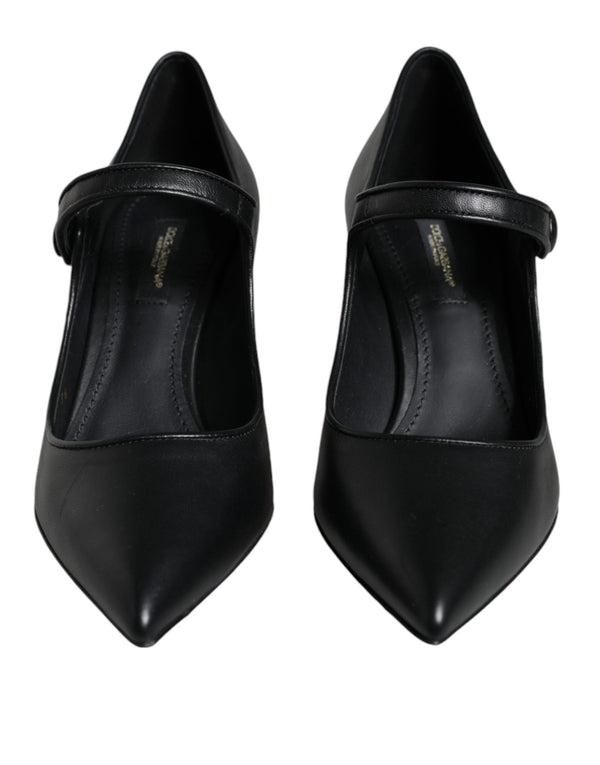Dolce & Gabbana 100% Lamb Leather pump in black
