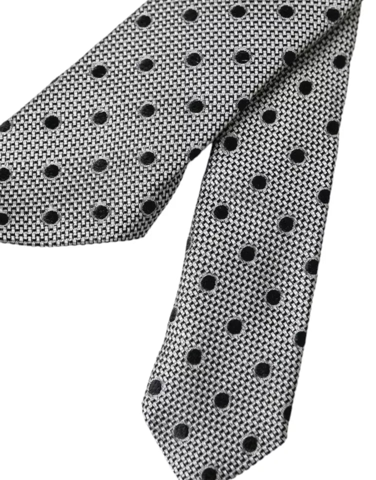 Dolce & Gabbana 100% Silk necktie in black