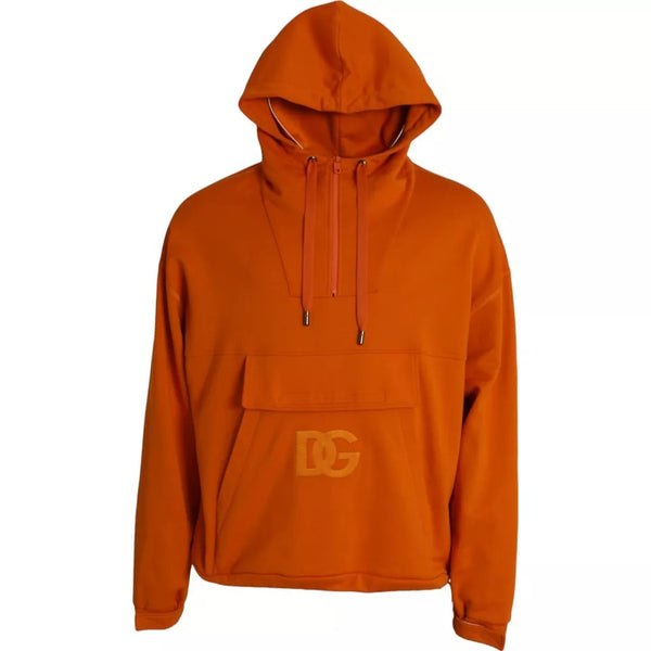 Dolce & Gabbana 100% Cotton hoodie in orange