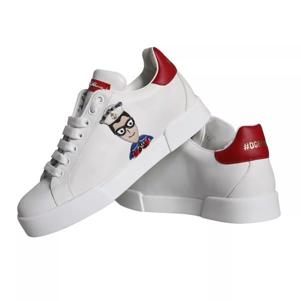 Dolce & Gabbana 100% Calf Leather sneaker in white
